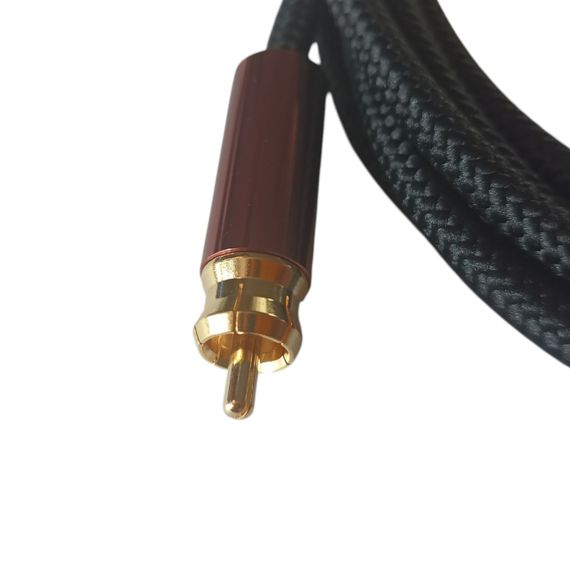 Кабель  soundfam RCA LFE для сабвуфера папа мама довжиною 2 м | Зображення 2