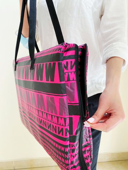 Сумка коврик трансформер пляжная 4Profi розовая 18194 | Зображення 2