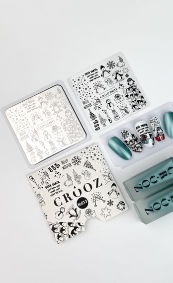 Пластина для стемпінгу Crooz 13 (6 х 6см) | Зображення 1