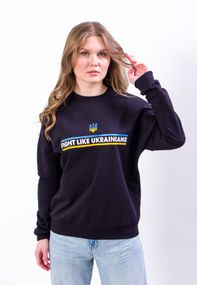 Світшот жіночий "Family look" Носи своє 50 Синій (p-8462-101263)