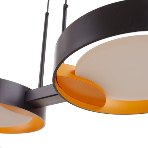 Светильник потолочный подвесной BR-01 666S/2 LED 10W NW BK/G | Зображення 3