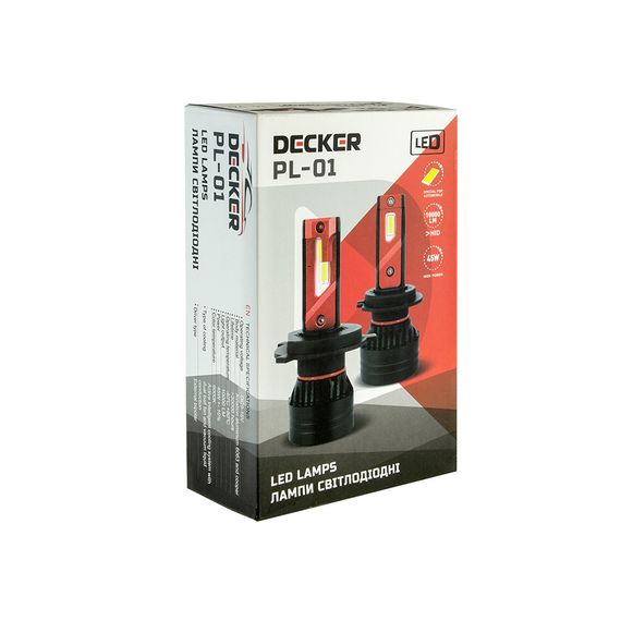 Светодиодная лампа Decker LED PL-01 5K H27 (1 лампа) | Зображення 2