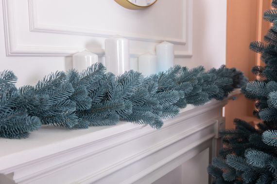 Штучна хвойна гірлянда 2 м блакитна Преміум TD-BRNCHBL2 | Зображення 5