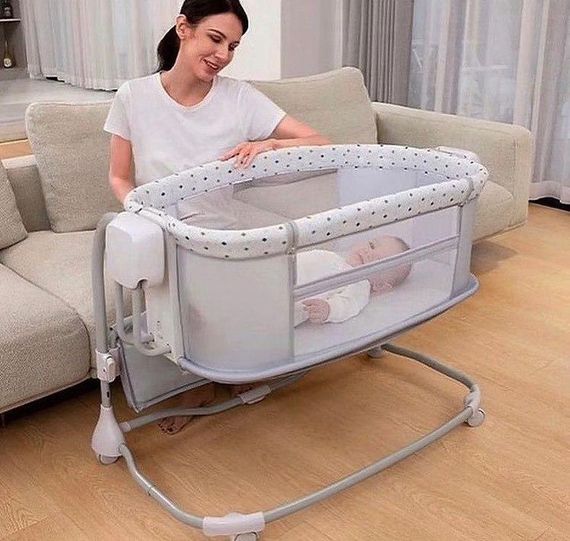 Ліжечко-люлька з маятниковим механізмом LIEL Union (47741-9075_3531) | Зображення 3