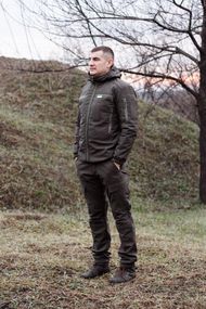 Комплект зимовий Soft Shel куртка 2в1 з відстібним утеплювачем + штани +5°С, -20°С олива