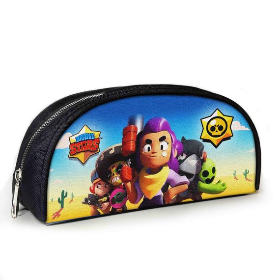 Пенал шкільний Бравл Старс/Brawl Stars 23х10х8 см з принтом для хлопчика (02823)