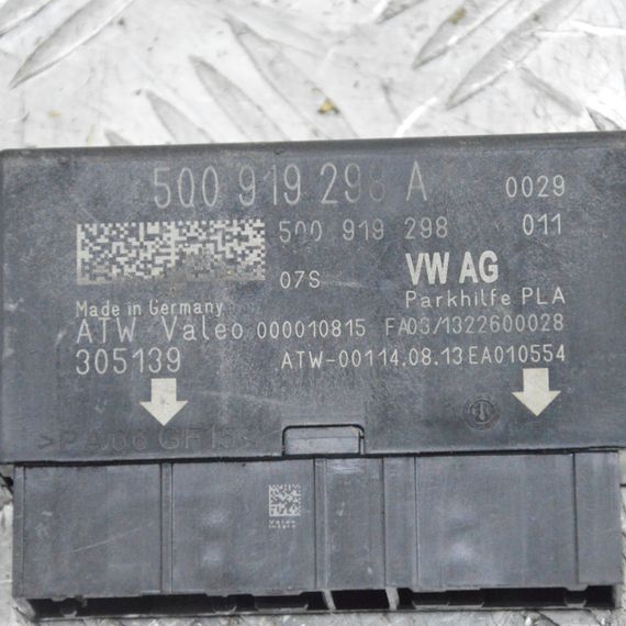 Блок керування парктроніками Volkswagen Golf VII 2012-2020 Модуль парктроніків Фольксваген 5Q0919298A | Зображення 1