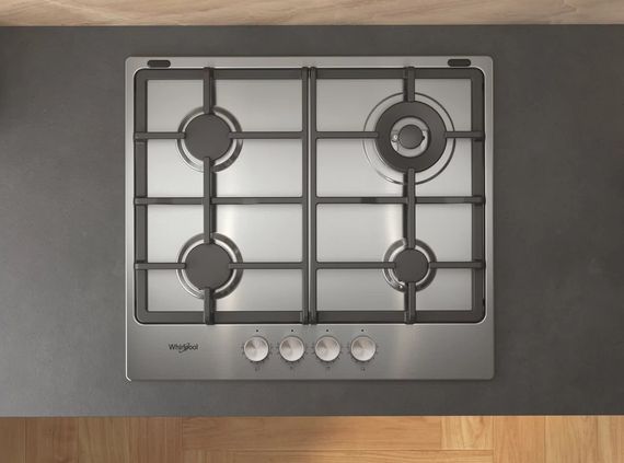 Варочная поверхность Whirlpool газовая TKRL661IXEU | Зображення 9