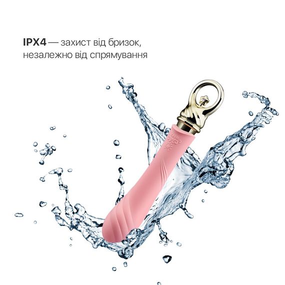 Вібратор для точки G із підігрівом Zalo Sweet Magic - Courage Fairy Pink | Зображення 4