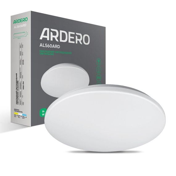 Світлодіодний накладний світильник Ardero AL560ARD 14Вт 5000K білий
