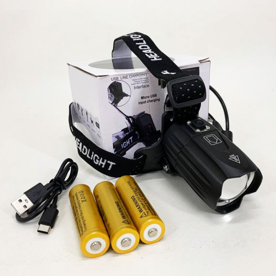 Ліхтар налобний BL-T35-P160 3x18650 | Зображення 1