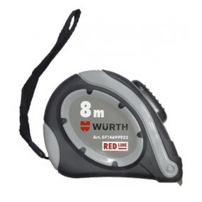 Рулетка кишенькова RED-LINE, 8м/25мм