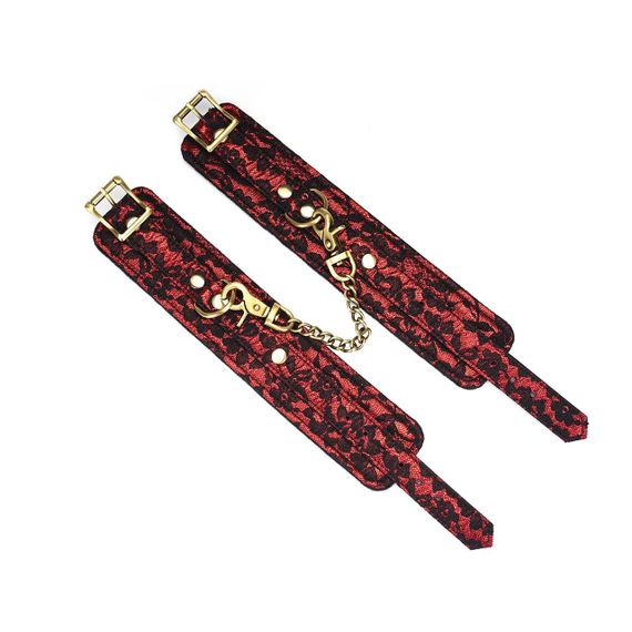 Наручники Liebe Seele Victorian Garden Wrist Cuff, кільця та з’єднувальний ланцюжок Sex Aura | Зображення 5