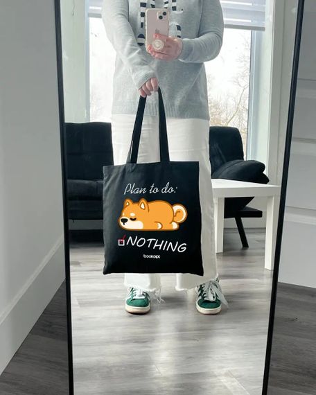 Екошопер Букопт BK4061 Plan to do: NOTHING чорний | Зображення 5