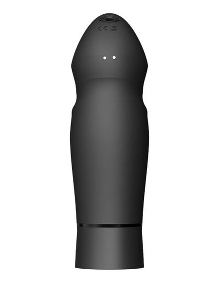 Компактна смарт секс-машина Zalo – Sesh Obsidian Black, 2 насадки, пульт ДК, кристал Swarovski | Зображення 7
