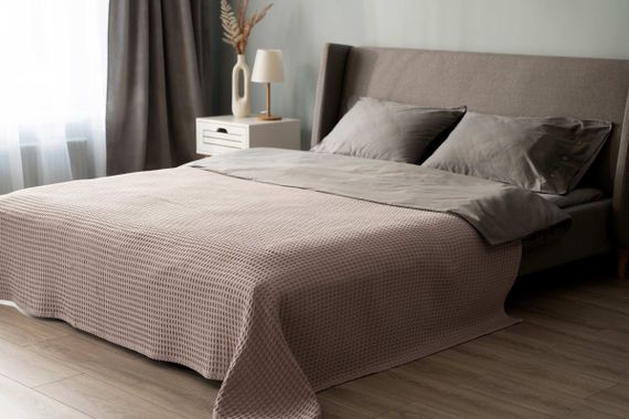 Плед Ardesto Pique ART0816PE 160х230 см бежевый