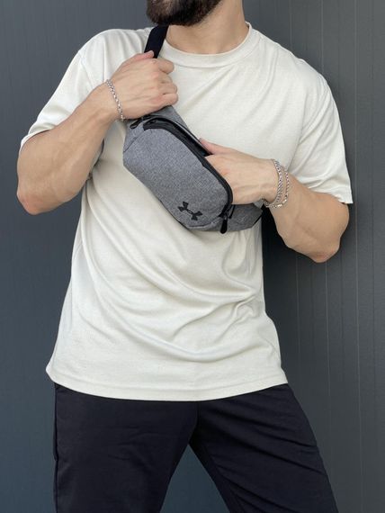 Бананка сірий меланж Under Armour | Зображення 1