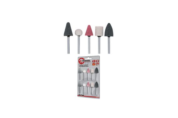 Набор шлифовальных камней Intertool - 10 шт. (BT-0020) | Зображення 1