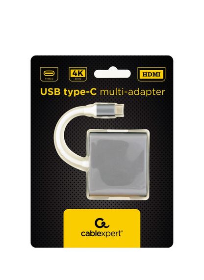 Адаптер-перехідник USB Type-C на HDMI Cablexpert A-CM-HDMIF-02-SG | Зображення 1