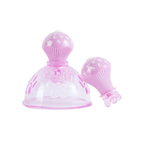 Вібратор у вигляді чаш для сосків BeYourLover з ротацією, рожевий Sex Aura | Зображення 1