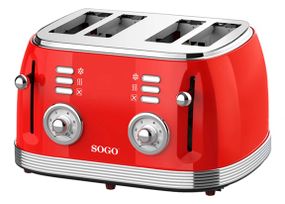 Тостер SOGO Retro SS-5465 1500 Вт червоний