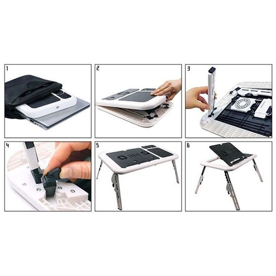 Столик для ноутбука в кровать LD-09 E-Table, Портативная подставка NG-240 для ноутбука | Зображення 9