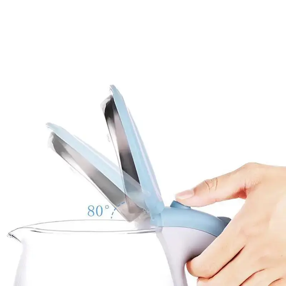 Електричний чайник Goldteller MG-07 Blue, стильний скляний корпус з LED-підсвіткою, XPRO (MER-14808_414) | Зображення 6