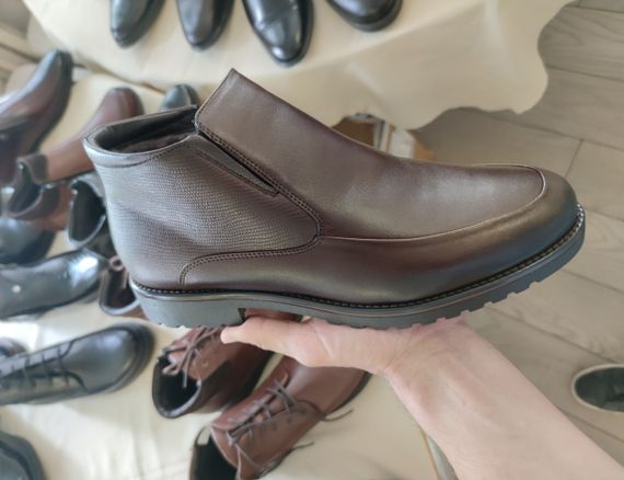 Теплі черевики з натуральним хутром (цигейкою) | Зображення 2