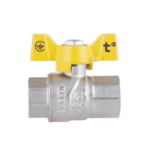 Кран кульовий Thermo Alliance Forte 1/2" ВР для газу (метелик) SF602G15 | Зображення 4