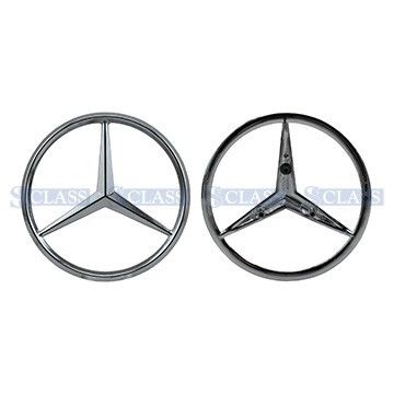 Эмблема крышки багажника (пластик) Mercedes Benz W124 85-93 / W201 83-93, Wender Parts, M 201 758 0058,