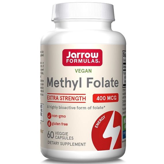 Фолієва кислота Jarrow Formulas Methyl Folate 400 mcg 60 Veg Caps