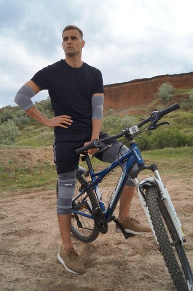 Наколінники Power System PS-6002 Knee Support Grey (пара) XL | Зображення 1