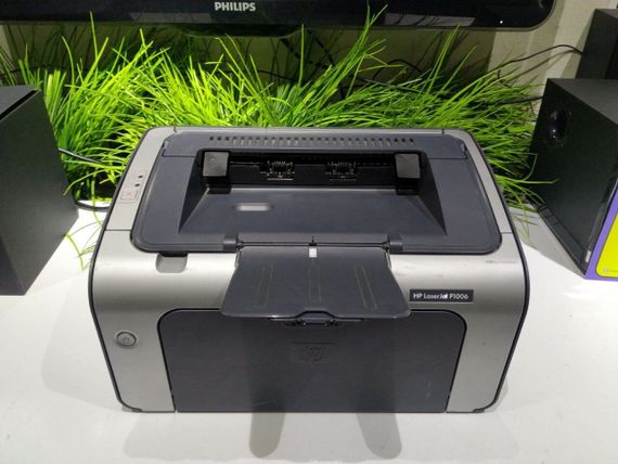 Принтер HP LaserJet P1006 / Лазерная монохромная печать / 600x600 dpi / A4 / 16 стр/мин / USB 2.0 б/у | Зображення 3