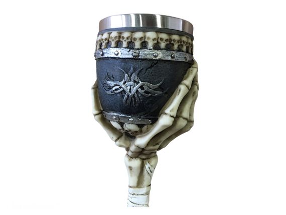 Бокал для Вина Кружка Чашка Череп Рука с Черепами Игра Престолов Game Of Thrones Кубок Готика Подарок | Зображення 3