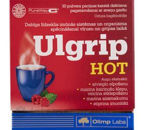 Натуральна добавка для спорту Olimp Nutrition Ulgrip HOT 10 packs Raspberry