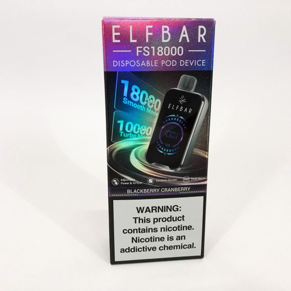 ELF BAR FS18000 5%. Ожина Журавлина (Blackberry Cranberry) | Зображення 2