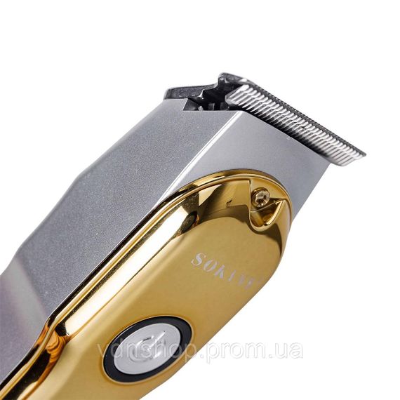 Машинка для стрижки аккумуляторная Золотистая Sokany SK-LF-9988GOLD | Зображення 6