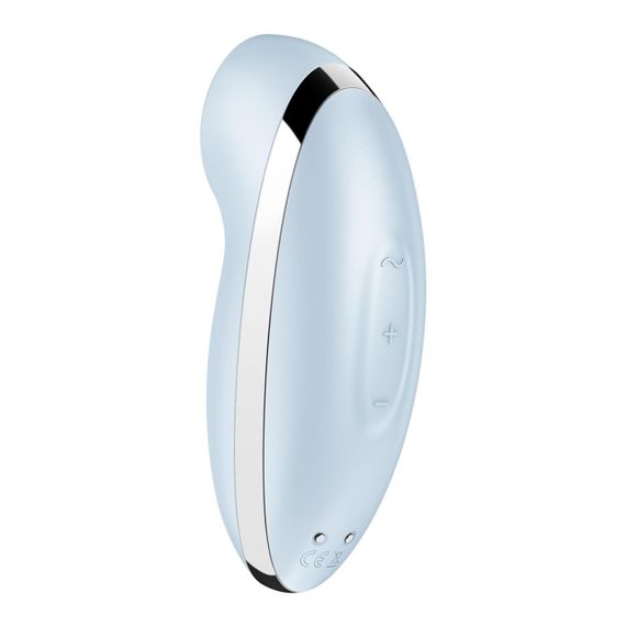 Вібростимулятор-пульсатор Satisfyer Tap & Climax 2 Blue, ефект постукування пальцем Sex Aura | Зображення 4