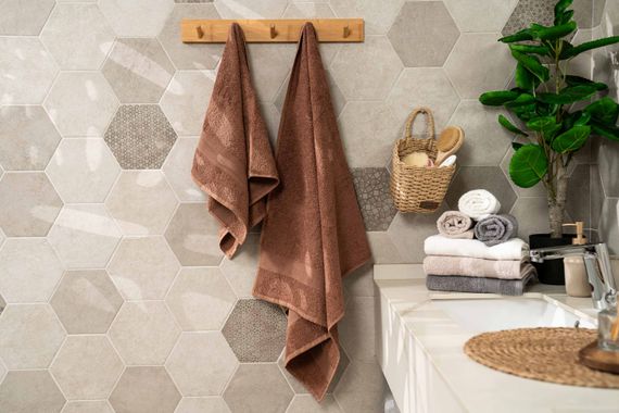 Рушник махровий Ardesto Benefit, 50х90см, 100% бавовна, шоколадний (ART2450CH) | Зображення 1