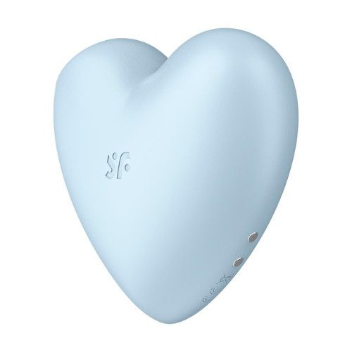 Вакуумний стимулятор клітора Cutie Heart колір: блакитний Satisfyer (Німеччина) Sex Aura | Зображення 3