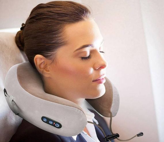 Массажная подушка для шеи U-shaped massage pillow | Зображення 2
