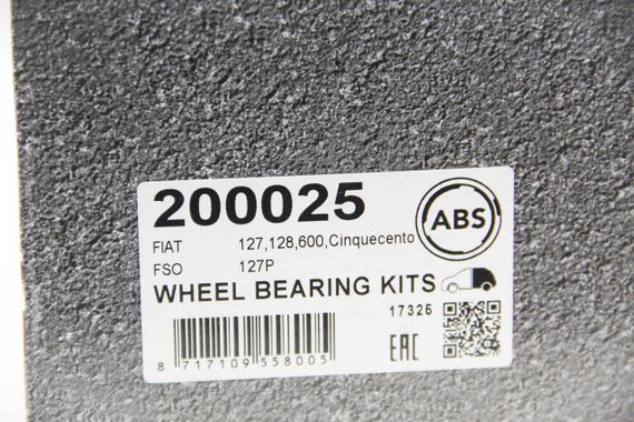 Підшипник маточини задній Fiat Panda/Regata 83-04, ABS (200025) | Зображення 2