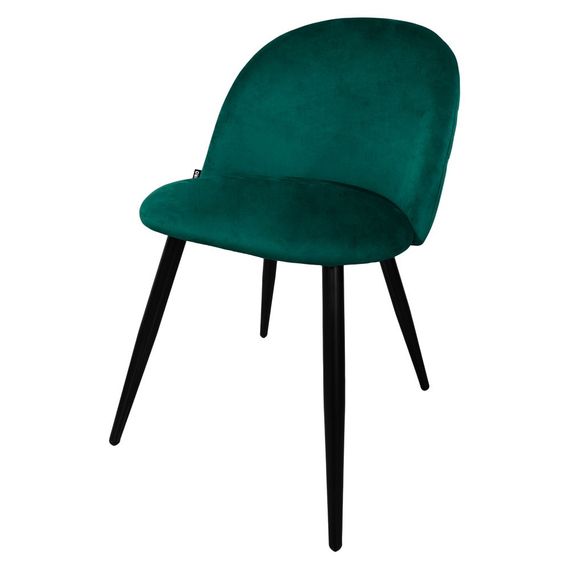 Кресло (стул) для кухни обеденное Bonro Бонро B-659 велюр зеленое (42400329) | Зображення 1