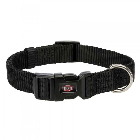 Нашийник Trixie для собак Premium нейлон чорний розмір S 25-40 см/15 мм