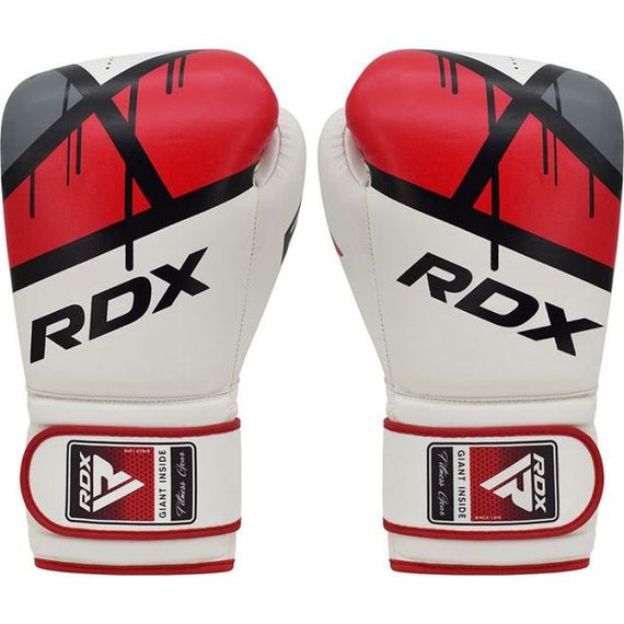 Боксерские перчатки RDX F7 Ego Red 12 унций (капа в комплекте) | Зображення 1