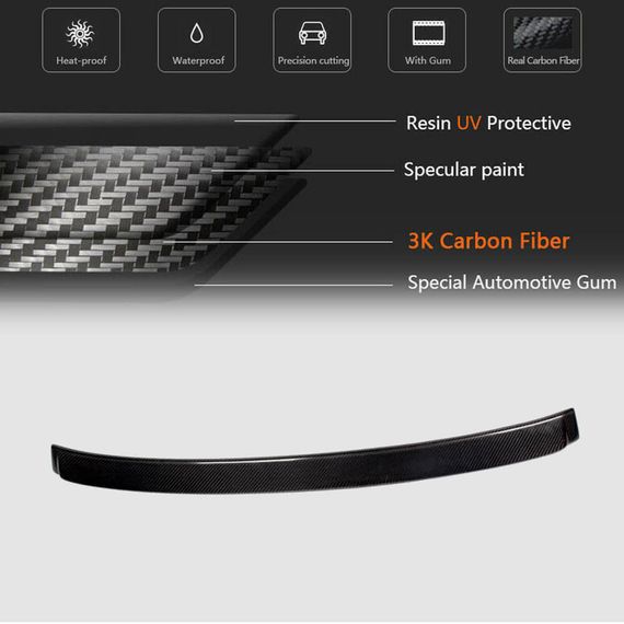 Бленда V1 (для F10, Карбон) для BMW 5 серія F-10/11/07 2010-2016 рр | Зображення 4