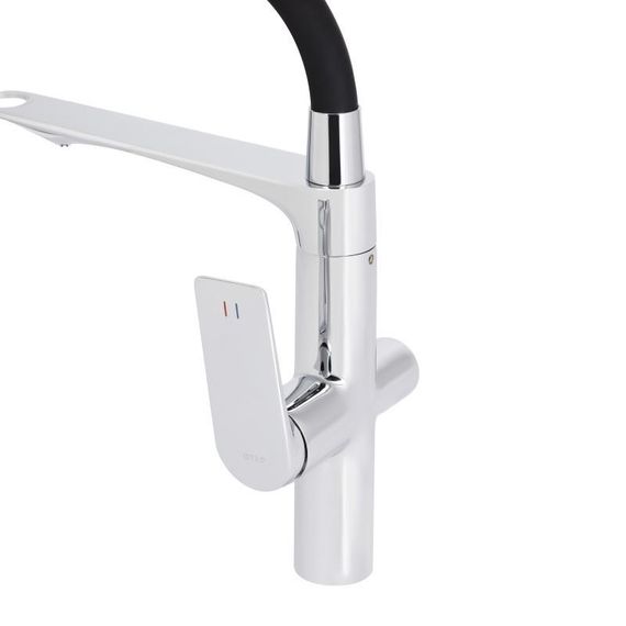 Змішувач для кухні Qtap Vlasta New з гнучким виливом з підключенням для питної води QTVLA364CRM45648 Chrome | Зображення 3