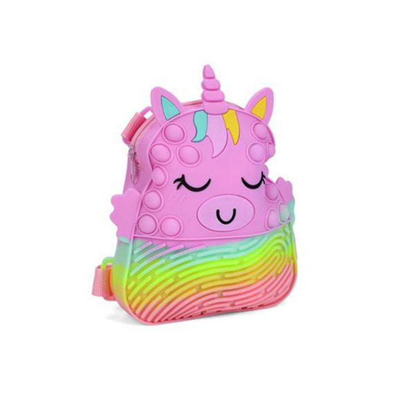 Дитяча сумочка-рюкзачок "Єдиноріг" 9882(Violet) розмір 20 см
