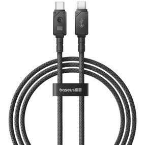 Дата кабель Baseus Unbreakable Series Fast Charging Type-C to Type-C 100W 1m (P10355800111-0) Black
