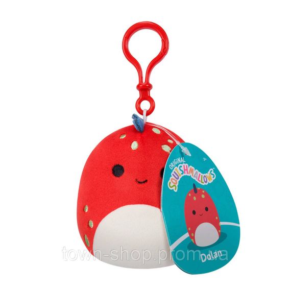 Мягкая игрушка на клипсе Squishmallows – Дино Долан (9 cm) | Зображення 6